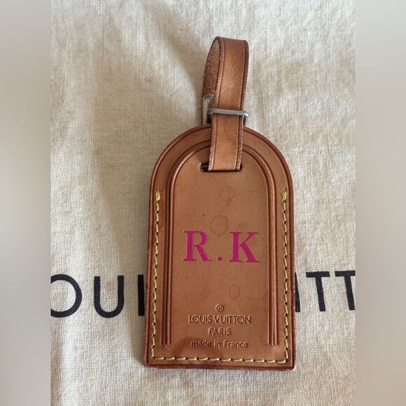 Authentic Louis Vuitton luggage id tag - Picture 1 of 2